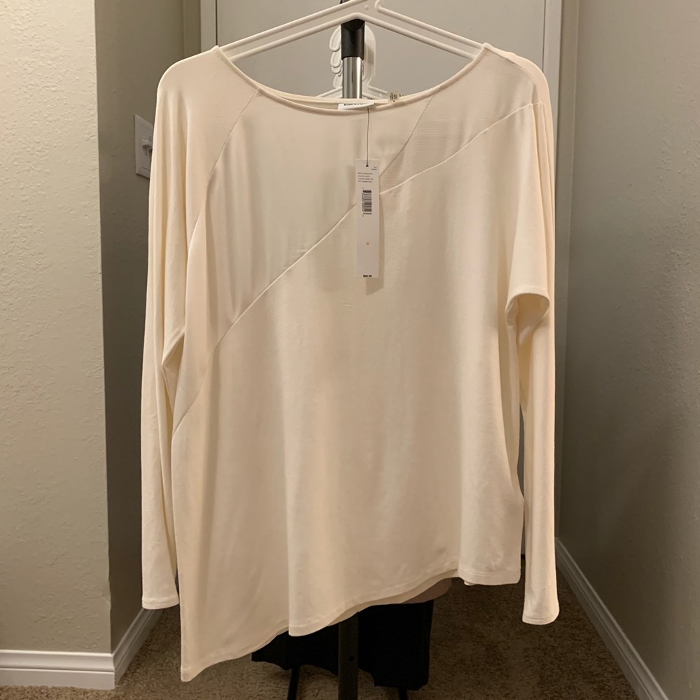 Brand new DKNY unique white color top